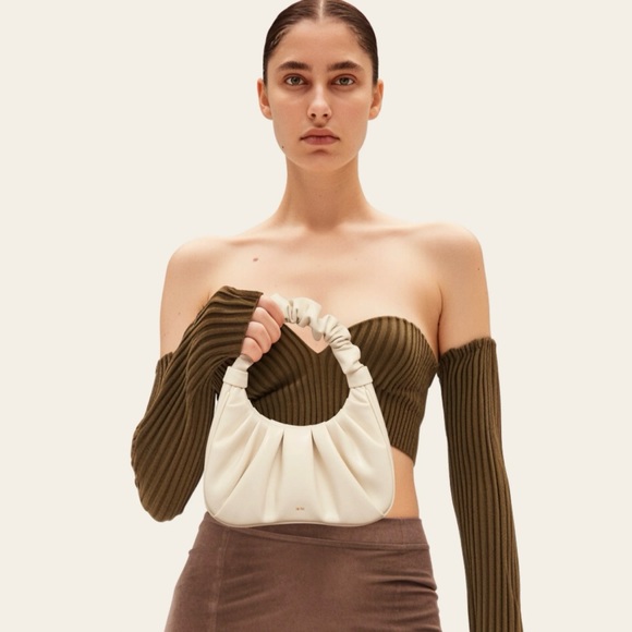 JW PEI Gabbi Ruched Hobo Handbag - Ivory - Picture 11 of 13